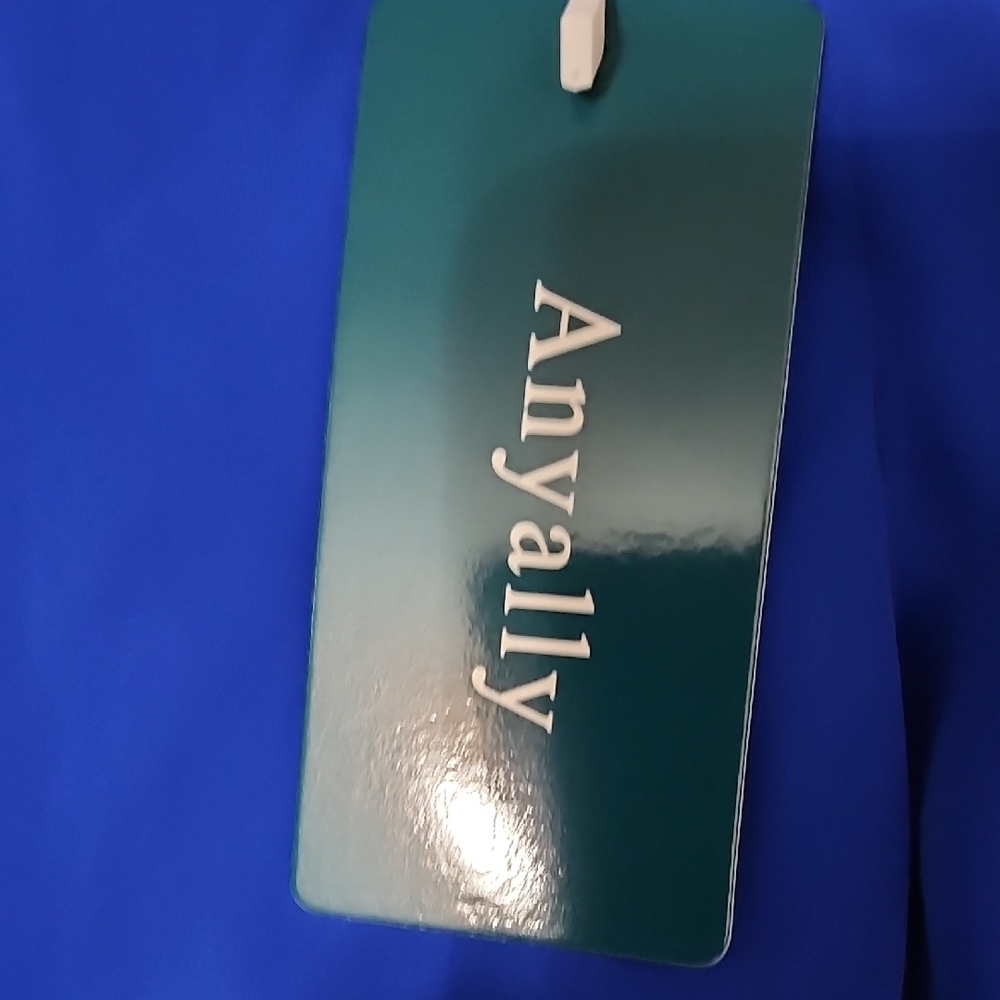 Alfani Women's Royal Blue Blouse - Picture 2 of 4